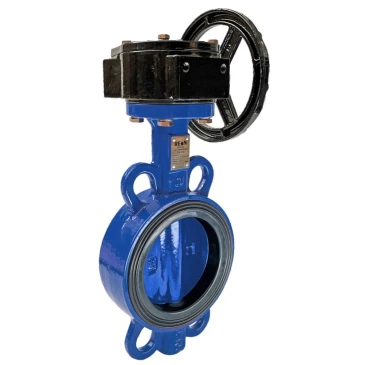 Затвор дисковый поворотный REON Ду400 Ру16 EPDM RSV82 корпус - чугун, диск - чугун, редуктор в Брянске