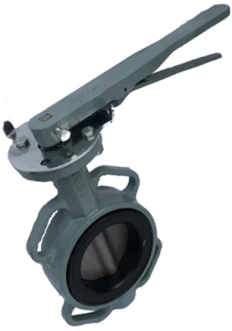 Затвор дисковый поворотный ABRA Ду300 Ру16 BUV-VF863D, межфланцевый, корпус - чугун, диск - нержавеющая сталь, рукоятка, NBR в Брянске