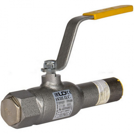 Кран шаровый LD КШЦС Gas 020.040.П/П.02. стальной ст.20 Ду20 Ру4,0МПа в Брянске